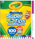 Marcadores Crayola Supertips x120 Colores