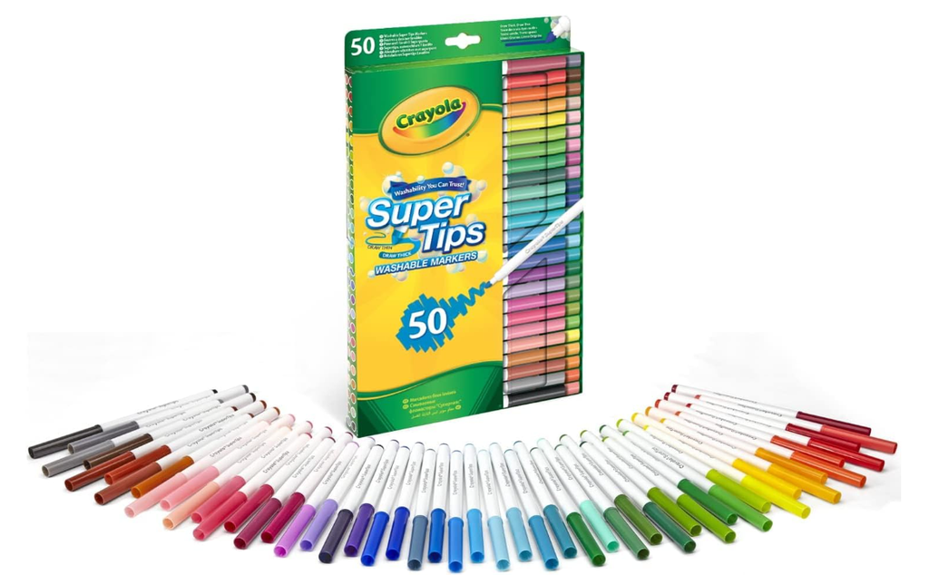 Marcadores Crayola Supertips x 50 Colores | Tita Detalles