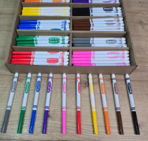Marcadores Crayola Supertips Punta Fina x 10 Colores