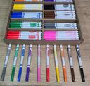 Marcadores Crayola Supertips Punta Fina x 10 Colores