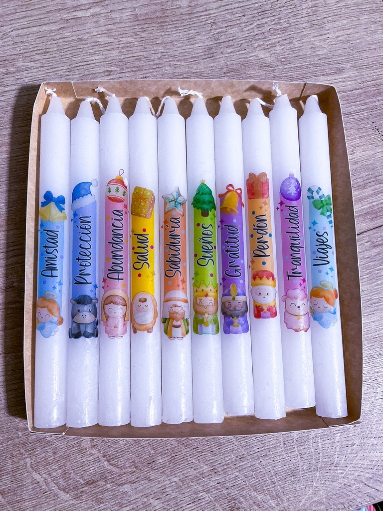 Pesebre Arcoiris Velas
