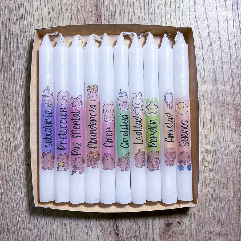 Capibara Femenino Velas