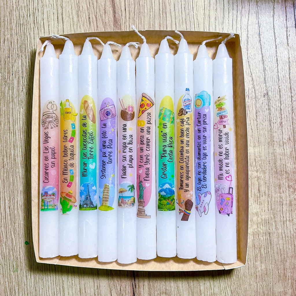 Viajando Por El Mundo Velas