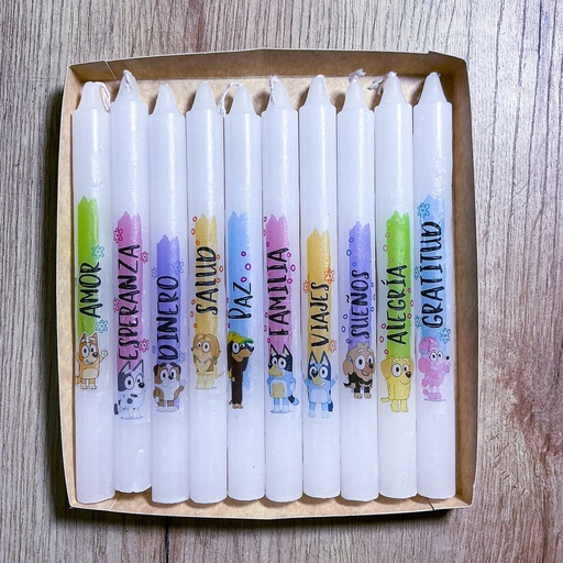 Bluey Velas