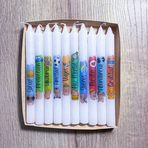 Capibara Masculino Velas