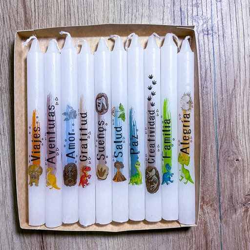Dinosaurios Velas