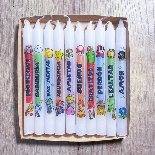Mario Bros Velas