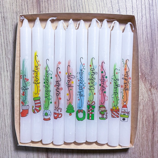 Navidad Color Velas
